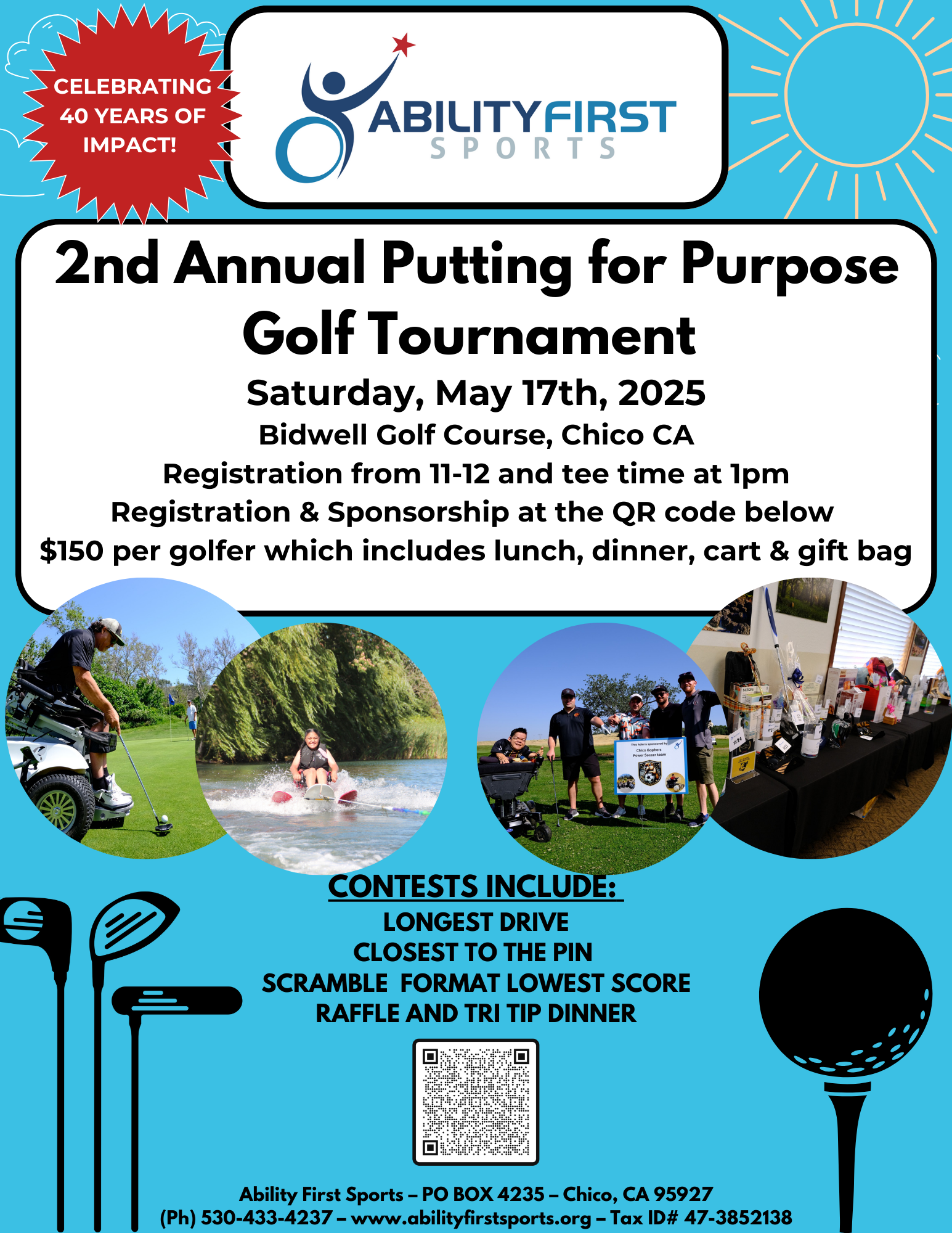 2025 Golf tournament flyer and information 1
