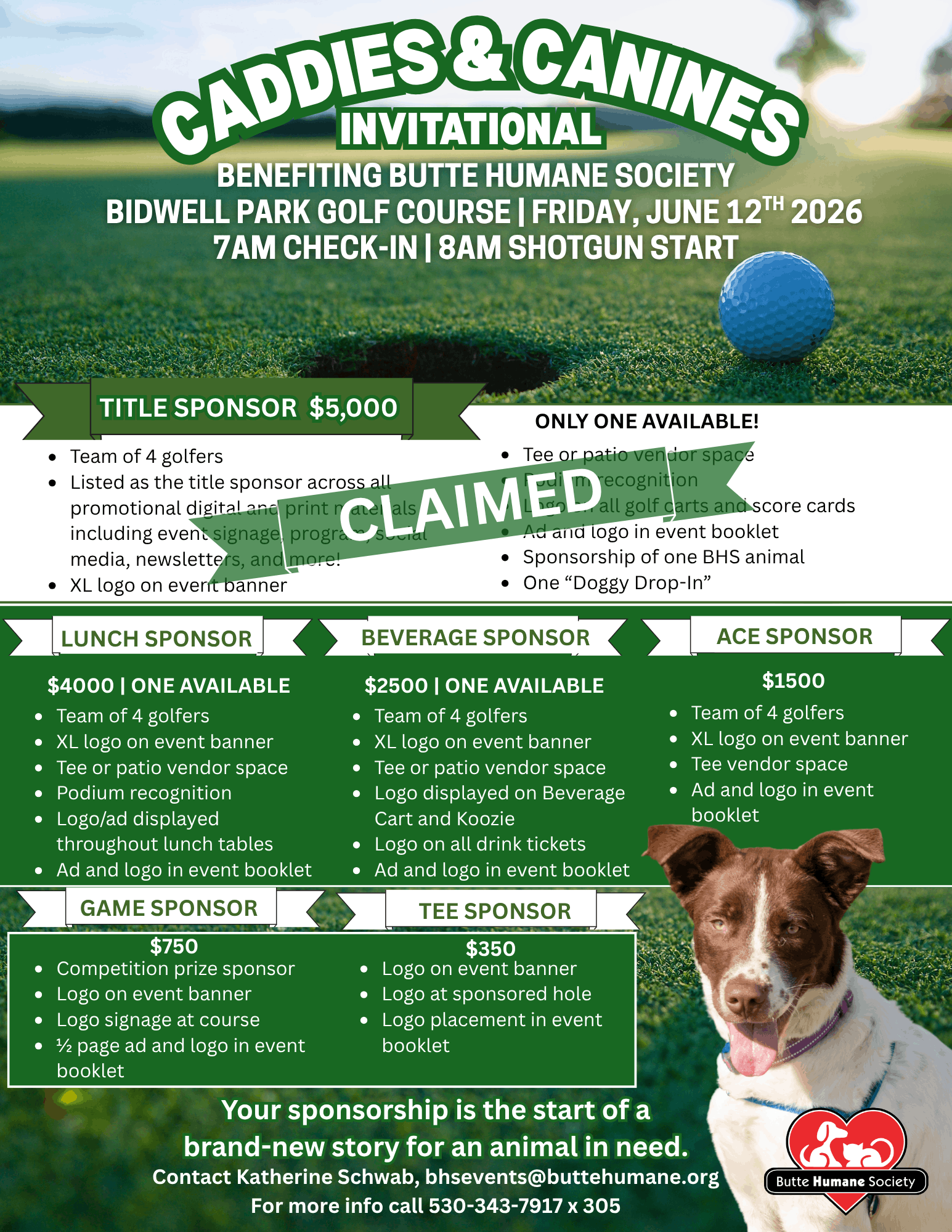 2026 GOLF Tournament Sponsorship 1