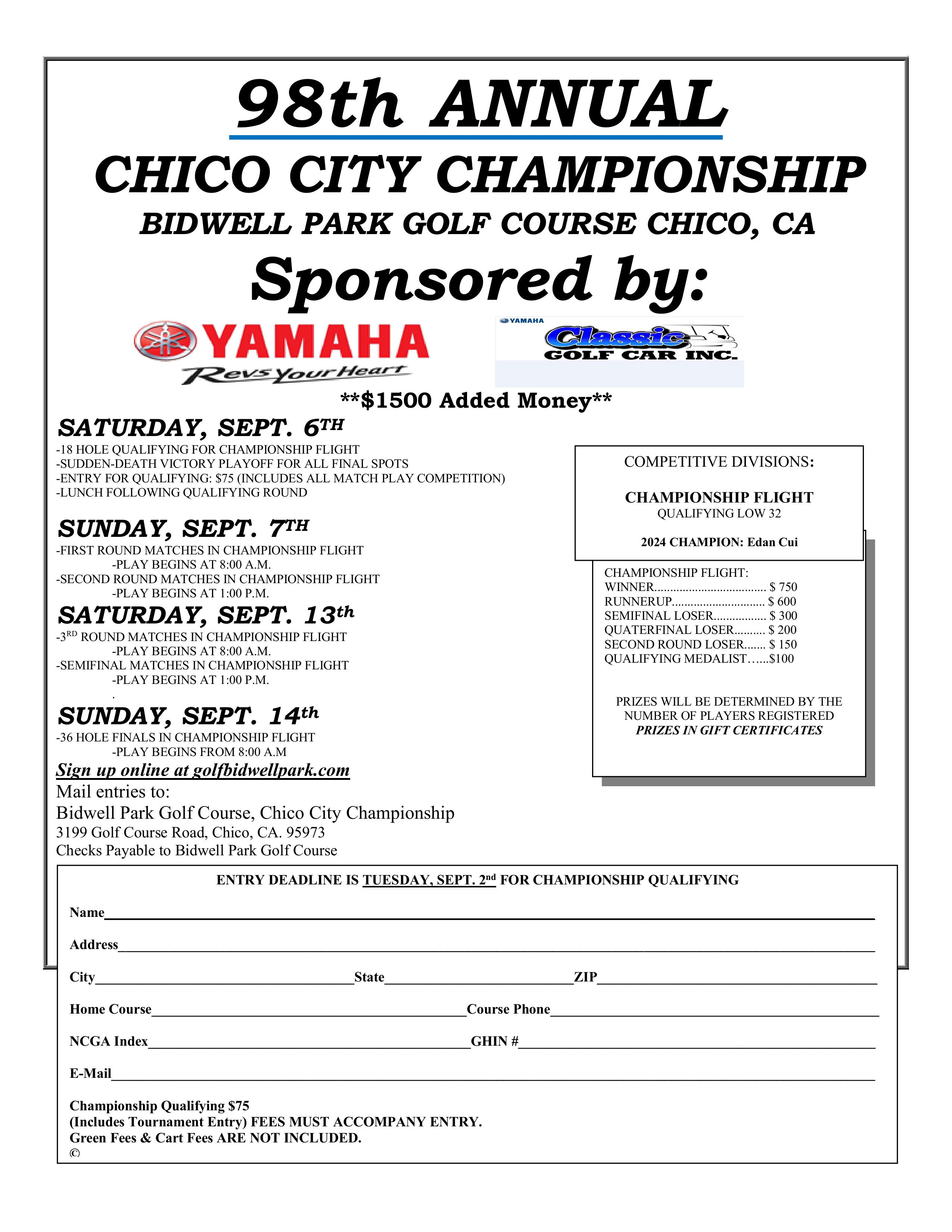 98th Regular Chico City