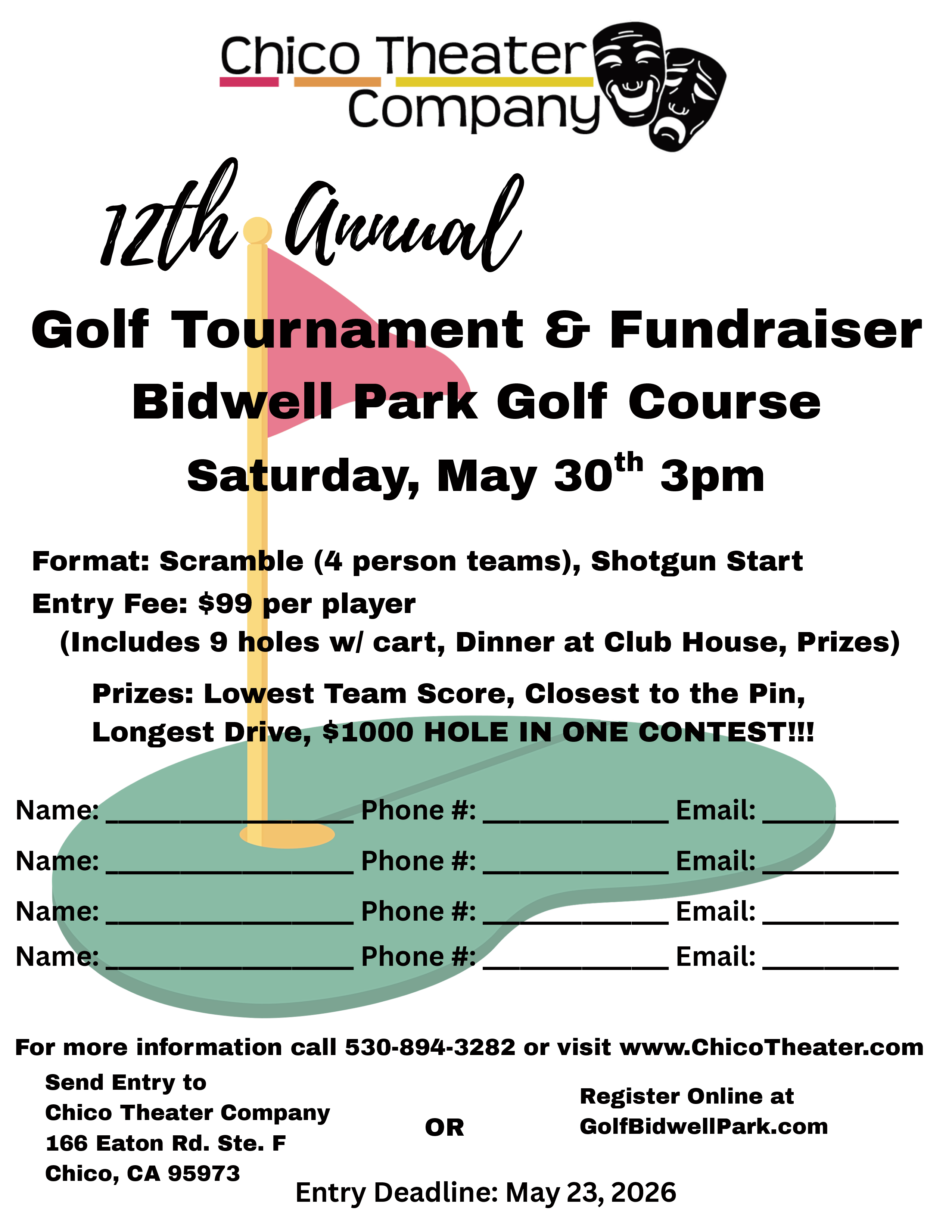 Chico Theater 12th annual flyer