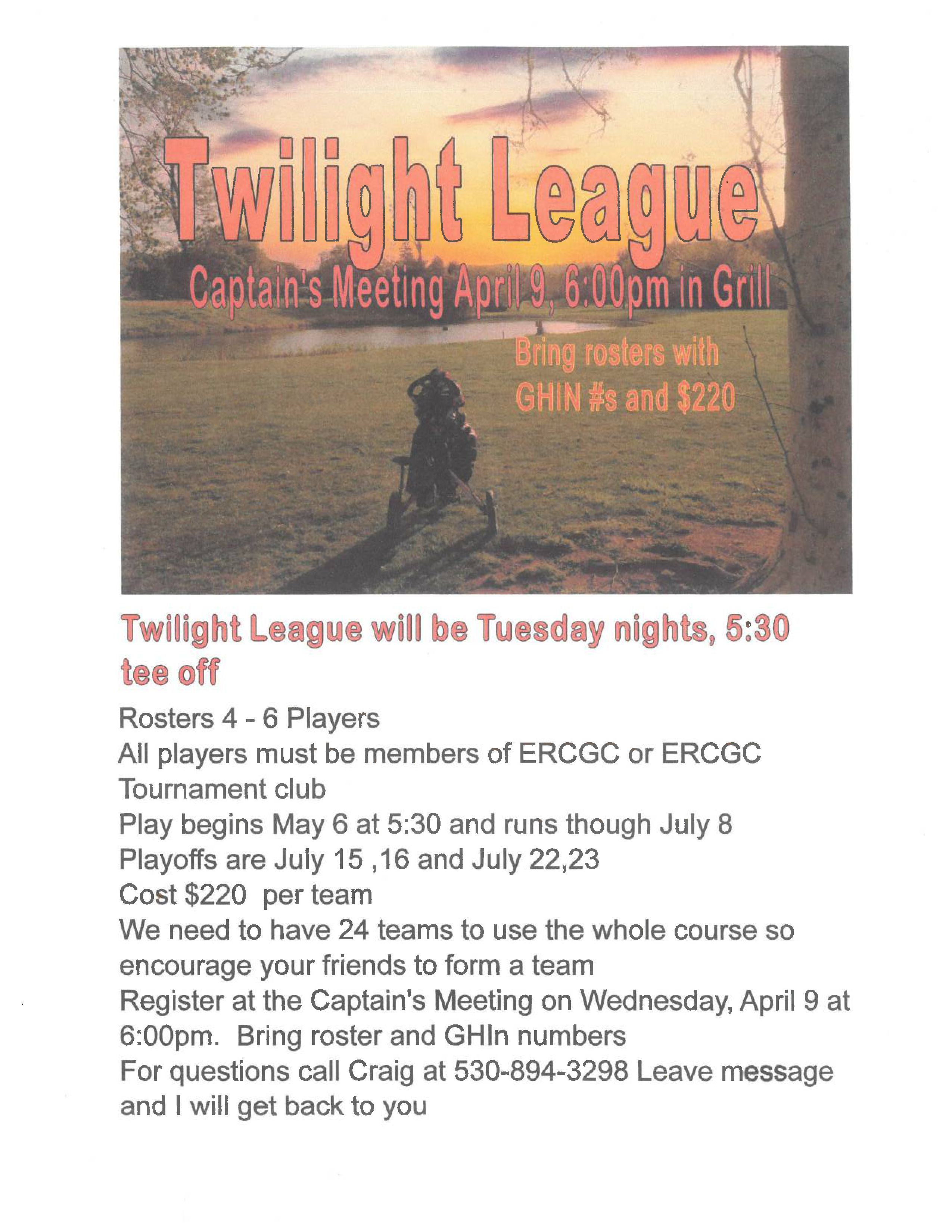 ERCGC Twilight League
